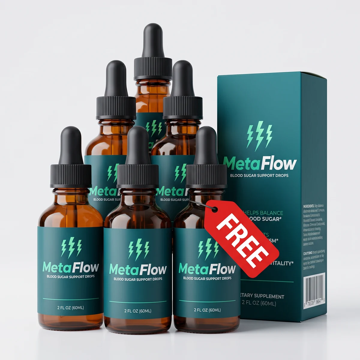MetaFlow supplement six bottles